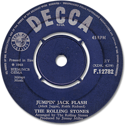 The Rolling Stones : Jumpin' Jack Flash - Ireland 1968