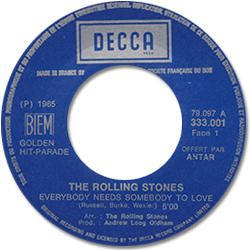 The Rolling Stones: Everybody Needs Somebody To Love - France 1971