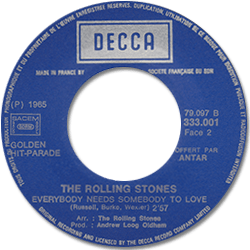 The Rolling Stones: Everybody Needs Somebody To Love - France 1971