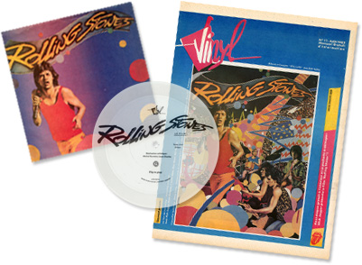 The Rolling Stones - Le Film - flexi and magazine • France discography: The RSR - EMI years [1978-1984]
