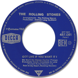 The Rolling Stones: Got Live If You Want It! - France 1965