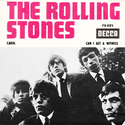 The Rolling Stones - Carol - Decca 72025 glossy PS, 1964