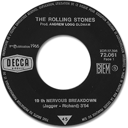 The Rolling Stones: 19th Nervous Breakdown - France 1966