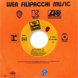 The Rolling Stones - Brown Sugar promo single - JB RS 19100 • France discography: The RSR - Warner years [1971-1977]
