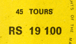 The Rolling Stones: Brown Sugar - RSR RS 19100, France 1971, 7" EP