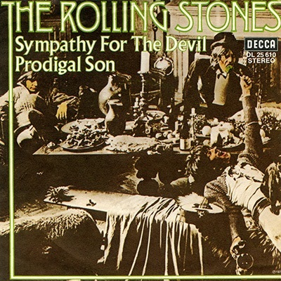 The Rolling Stones - Sympathy For The Devil - DL 25610 • Germany discography: Decca 70's singles & late issues