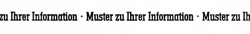 Muster zu Ihrer Information