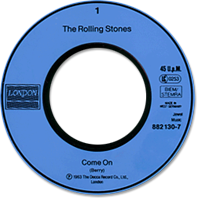 The Rolling Stones - Come On - 882130 • Germany discography: The London years The Rolling Stones - Come On - 882130 • Germany discography: The London years