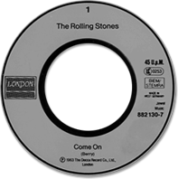 The Rolling Stones - Come On - 882130 • Germany discography: The London years The Rolling Stones - Come On - 882130 • Germany discography: The London years