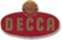 red oval Decca logo
