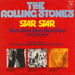 The Rolling Stones - Star Star - RSR RS 19108 Germany 7" PS