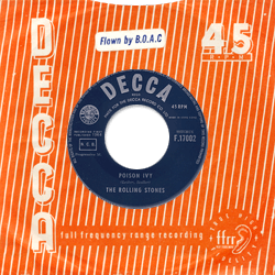 The Rolling Stones - Poison Ivy • Hong Kong discography: Decca singles