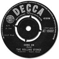 The Rolling Stones - Come On - AT 15032 - UK export