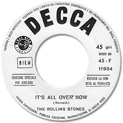 The Rolling Stones : It's All Over Now - Italy 1964