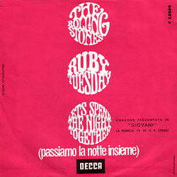 The Rolling Stones - Let's Spend The Night Together - Decca F12546 • Italy discography: Decca singles & EPs