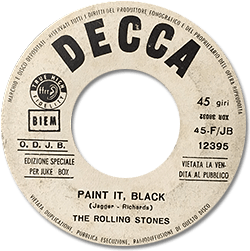 The Rolling Stones : Paint It, Black - Italy 1966