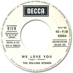 The Rolling Stones: We Love You - Italy 1967