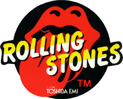 The Rolling Stones - Toshiba sticker • Japan discography: The RSR - EMI years [1978-1984]
