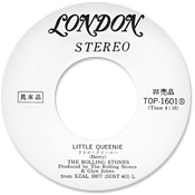 The Rolling Stones - Little Queenie - London TOP 1601 - white promo labels - London TOP series [1966-1975], Japan discography