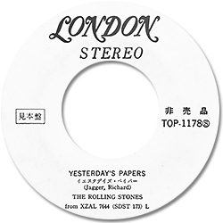 The Rolling Stones: Yesterday's Papers - Japan 1967