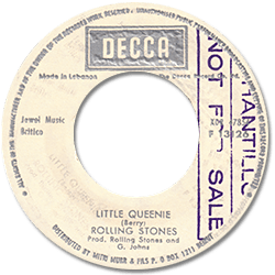 The Rolling Stones - Little Queenie - promo 45 from Lebanon
