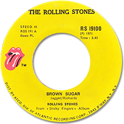 The Rolling Stones - Brown Sugar - Malagasy pressing