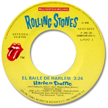 The Rolling Stones - Harlem Shuffle - CBS 8704 • Mexico discography: The CBS years [1986-1992]