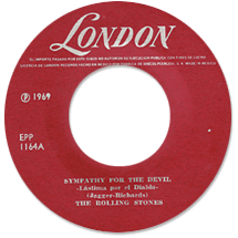 The Rolling Stones - Sympathy For The Devil - London EPP 1164 • Mexico discography: London EPs