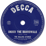 The Rolling Stones - Under The Boardwalk - Decca Y-7200 • Australia discography: Decca singles