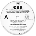 The Rolling Stones - Harlem Shuffle - CBS BA 3401 - promo • Australia discography: The CBS - SONY years [1986-1992]