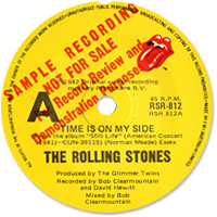 The Rolling Stones - Time Is On My Side (live) - EMI RSR-812 - promo copy • Australia discography: The RSR - EMI years [1978-1984]