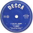 The Rolling Stones - OZ EP - label of type I - blue