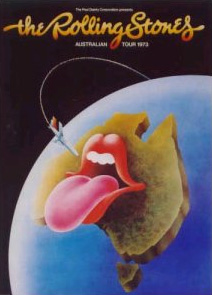 The Rolling Stones - Australian tour poster - 1973 • Australia discography