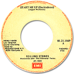 The Rolling Stones : Start Me Up - Peru 1981
