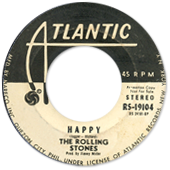 The Rolling Stones - Happy - Atlantic RS-19104 - promo • Philippines discography: The Atco - Atlantic years [1971-1977]