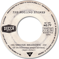 The Rolling Stones: 19th Nervous Breakdown - Spain 1966