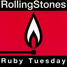 The Rolling Stones : Ruby Tuesday (live), 7" single from Spain - 1991