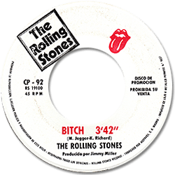 The Rolling Stones - Brown Sugar - promo Spain, 1971