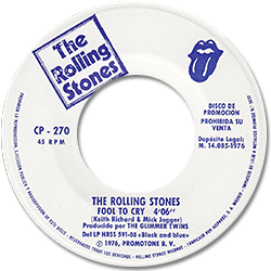 The Rolling Stones : Fool To Cry - Spain 1976