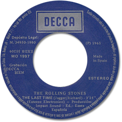 The Rolling Stones: Single Stones - The Rolling Stones Singles Collection - Spain 1980