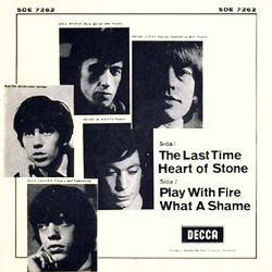 The Rolling Stones -  The Last Time - Decca EP 7262 • Sweden discography: Decca EPs
