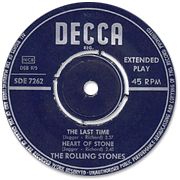 The Rolling Stones - The Last Time - Decca EP 7262 • Sweden discography: Decca EPs