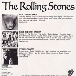 The Rolling Stones - Swedish RSR flyer 1973 • Sweden discography: The RSR - Warner years [1971-1977] 