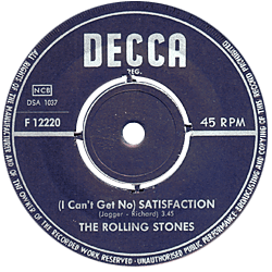 Satisfaction - Decca F 12220