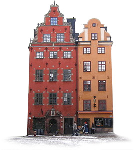 detail of Stortorget Square, Gamla - Stockholm