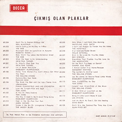 The Rolling Stones - Turkish single - Honky Tonk Women - Decca 69.106 The Rolling Stones - Turkish single - Honky Tonk Women - Decca 69.106