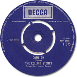 The Rolling Stones: Come On - UK 1972