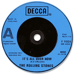 The Rolling Stones: It's All Over Now - UK 1982