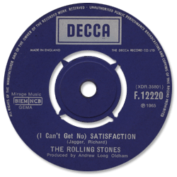 The Rolling Stones: (I Can't Get No) Satisfaction - UK 1970