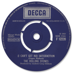 The Rolling Stones: (I Can't Get No) Satisfaction - UK 1972